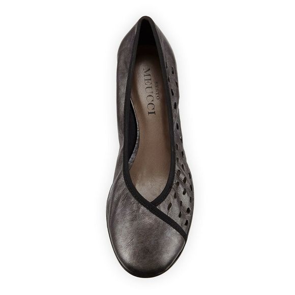 Sesto Meucci Aura Lasercut Flat Perforated Ballet - Picture 1 of 9